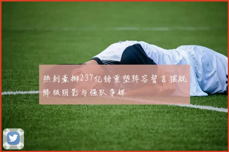 热刺豪掷237亿镑重塑阵容誓言摆脱降级阴影与强队争辉